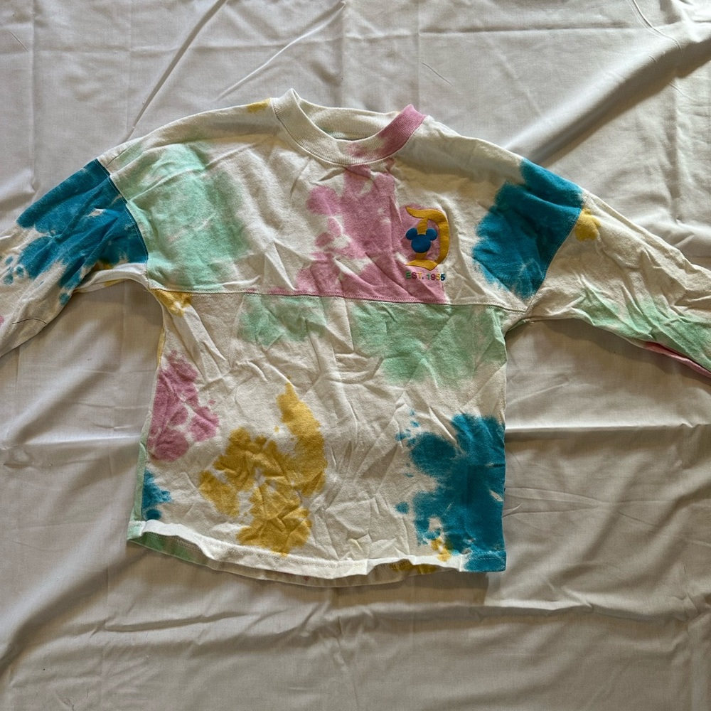 Disneyland kids tie dye shirt